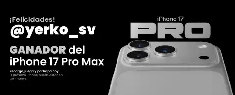 ¡Gana un iPhone 17 Pro Max!
